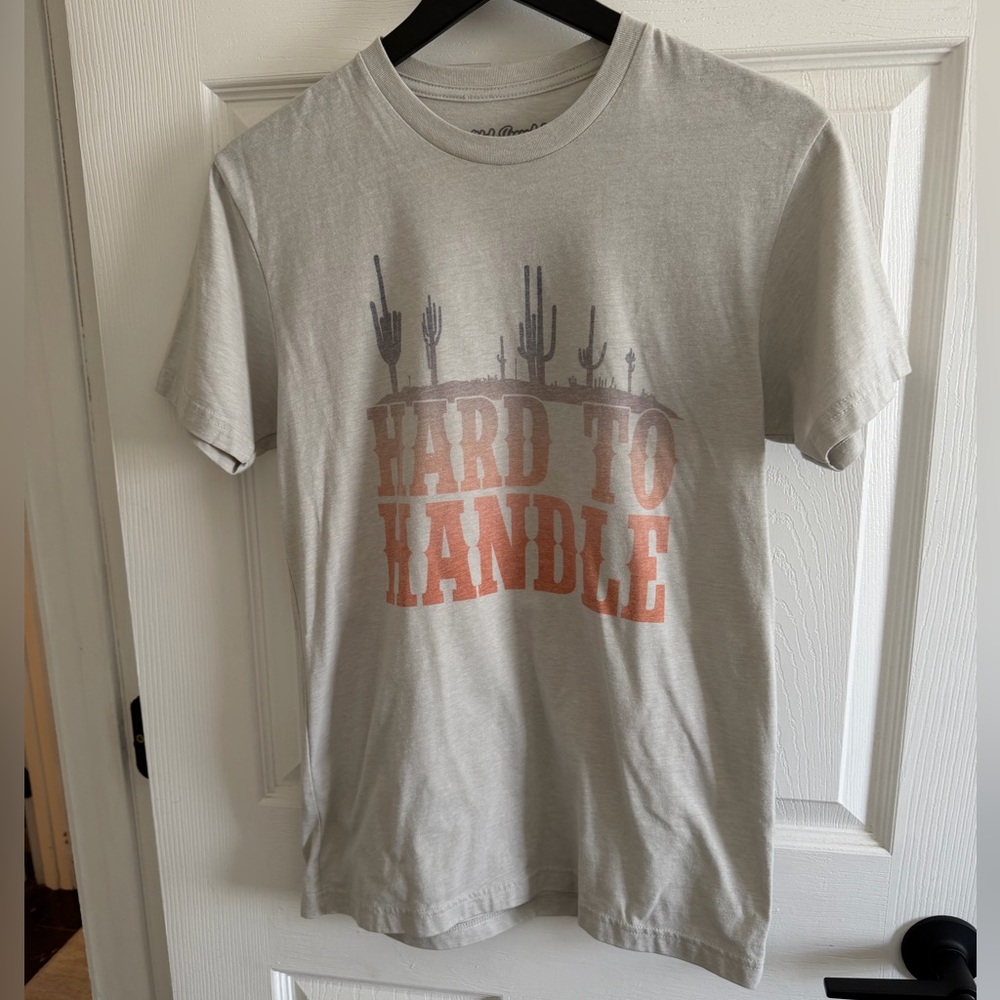 Cactus Graphic Tee - Light Gray